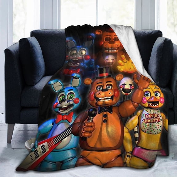 Five Nights At Freddy'S Ultra-Soft Micro Fleece Blanket Cozy Blanket Thick Warm Plush Throw Blanket Sofa Cushion 60"X50"