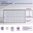 thumbnail image 4 of WOODBRIDGE Shower Base 4836-1000L 48" L x 36" W x 4" H, Left Drain, White, 4 of 6