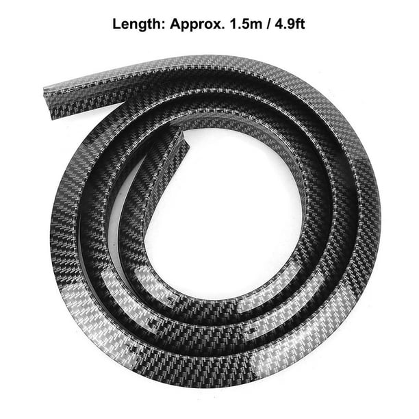 Ceja 1,5 M Estilo De Fibra De Carbono Universal Rueda De Coche Ceja Embellecedor Tira Protector Accesorios De Coche