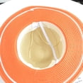 thumbnail image 3 of Sombrero de playa para mujer de 56 a 58 cm de circunferencia, sombrero de paja con ala grande para verano, sombrero para el sol con forma de fruta, 3 of 5