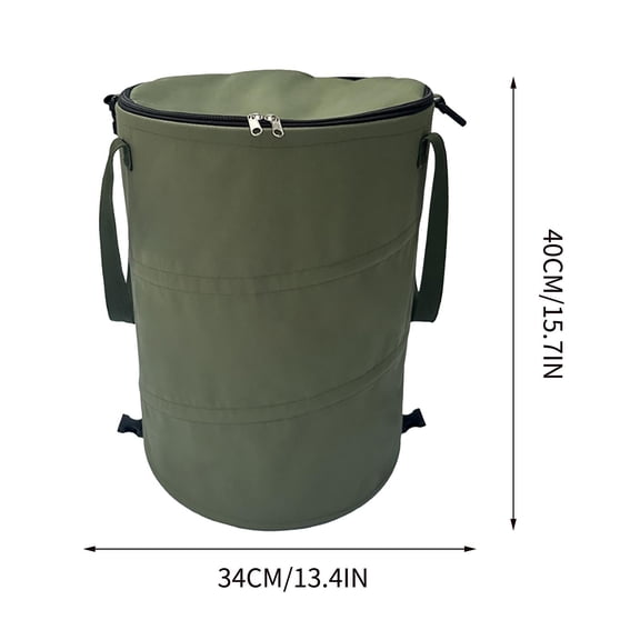 Qholemyo Large Capacity Foldable Portable Outdoor Camping Trash Can With Lid Garbage Can For Camping Outdoor Use
