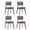 Dark Grey Walnut, variant on COLAMY NOYA Prime Dining Chairs Set of 2 Upholstered Dining Chairs Mid-Century Modern Kitchen Chairs Solid Wood Red Oak Frame Padded Farmhouse Side Chairs Home Furniture - Dark Grey Walnut