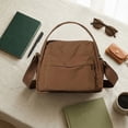 thumbnail image 2 of Crossbody Bags for Women Versatile Multi -Pocket Handbag with Zipper Top Handle Shoulder Bag Adjustable Strap for Shopping Work School & Daily Use (Coffee), 2 of 7