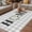 Gray, variant on Rustic Home Outdoor Rug for Patio/Deck/Porch, Non-Slip Large Area Rug 3 x 5 Ft, Eucalyptus Leaves Farmhouse Wreath Plaid Indoor Outdoor Rugs Washable Area Rugs, Reversible Camping Rug Carpet Runner