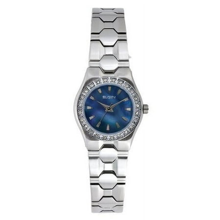 Elgin Adult Female Blue Mop Dial Gnuine