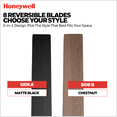 thumbnail image 2 of Honeywell 62 Inch Modern Ceiling Fan LED Remote 8 Blade Indoor Outdoor Dual Mount Black, 2 of 18