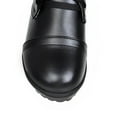 thumbnail image 4 of Fesfesfes Tall Black Boots For Women Large Size Thick Heeled High Heeled Platform Lace Up High Top Women's US:9(42), 4 of 9