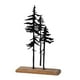 thumbnail image 2 of Adorno de mesa para árbol de Navidad, accesorios para adornos de escritorio para árbol de Navidad, manualidades Negro 22cmx10cmx34cm, 2 of 9