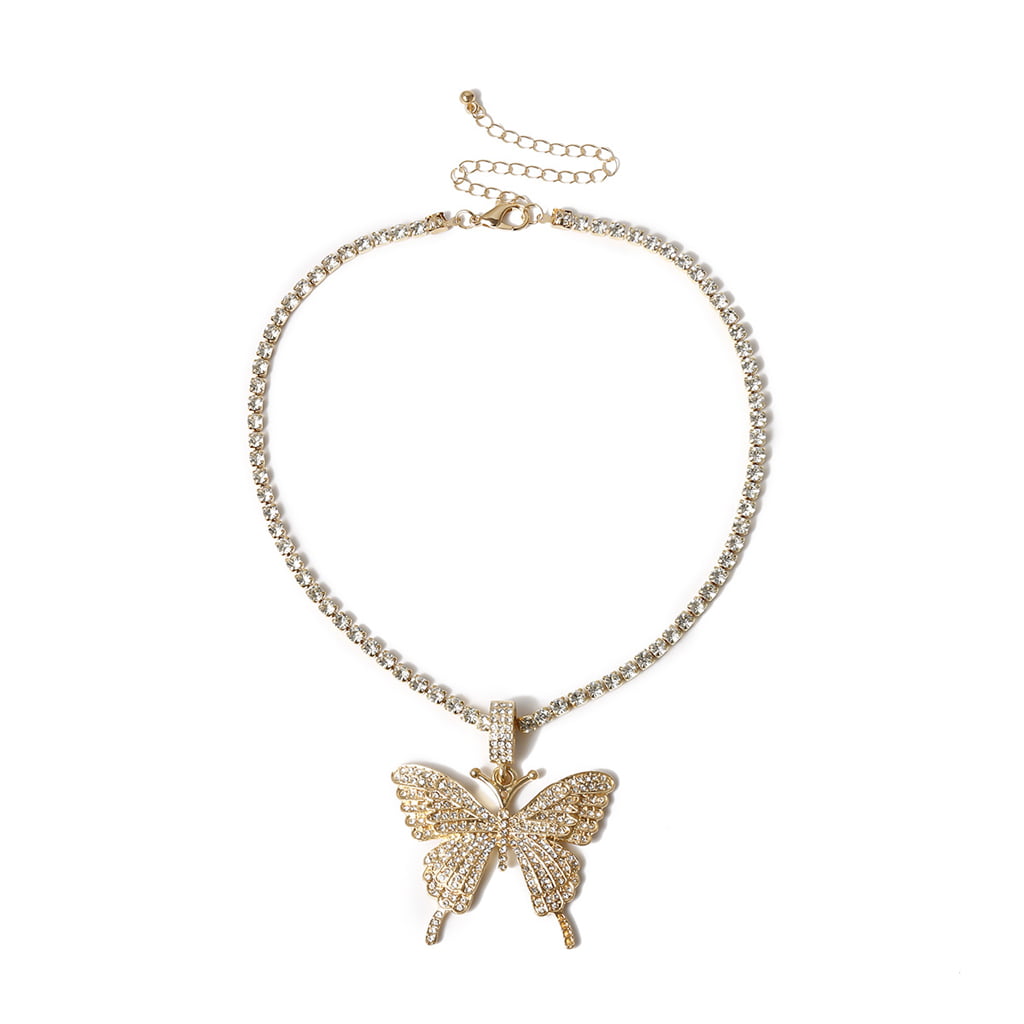 Jewelry Making Butterfly With Pave White Zircon Charm 925 Sterling Silver Gold 