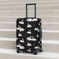 thumbnail image 2 of Lsque Swan And Dragonflies Printed Luggage Cover, Travel Luggage Protector,Scratch and Dirt Resistant, Fits 18-32 Inch Luggage - X-Large, 2 of 9
