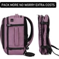 thumbnail image 5 of Carry on Travel Backpack for Men, Airline Approved 18x14x8 Spirit Airlines Personal Item Bag, 13 Pockets Casual Daypack, Waterproof Gym Backpacks 30L, 5 of 8