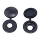 thumbnail image 1 of Moyic 100x tapón de rosca de plástico resistente y duradero para ocultar tornillos cubierta de orificio de tornillo para ocultar tornillos Decoración del hogar negro, 1 of 6