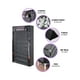 thumbnail image 2 of Armario Para Ropa Portátil AGBOX 6 Niveles | Diseño Compacto con Impresión | Almacenamiento Organizado y Fácil de Transportar | Ideal para Dormitorio, Vestidor y Viajes, 2 of 5