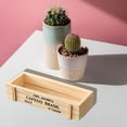 thumbnail image 6 of 2PCS Wood Planter Box Succulent Planter Decorative Rectangular Garden Planter Plant Container Box Large Outdoor Garden Planters for Indoor and Outdoor, 6 of 7
