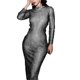thumbnail image 3 of Txlixc Vestido de mujer, vestido transparente de manga larga (verano), S / M / L Txlixc moda, 3 of 8
