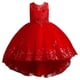 thumbnail image 1 of Vestido para niñas, vestido de princesa con bordado de hilo esponjoso para actuación de piano, 1 of 6