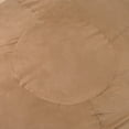 thumbnail image 3 of Noble House Mission Faux Suede 5 Foot Bean Bag, Brown, 3 of 6