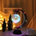 thumbnail image 2 of HEVIRGO LED Lights Moon Shaped Decorative Battery Powered Moon-Star Night Light for Home, 2 of 10