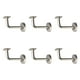 thumbnail image 1 of 6 soportes para pasamanos de escalera, soportes para barandilla de escalera, soportes para pasamanos 6x10cm, 1 of 9