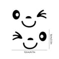 thumbnail image 3 of Personalized Car Body Stickers - Smiling Face Rearview Mirror Decals for Scratch Covering and Paint Protection, 3 of 6