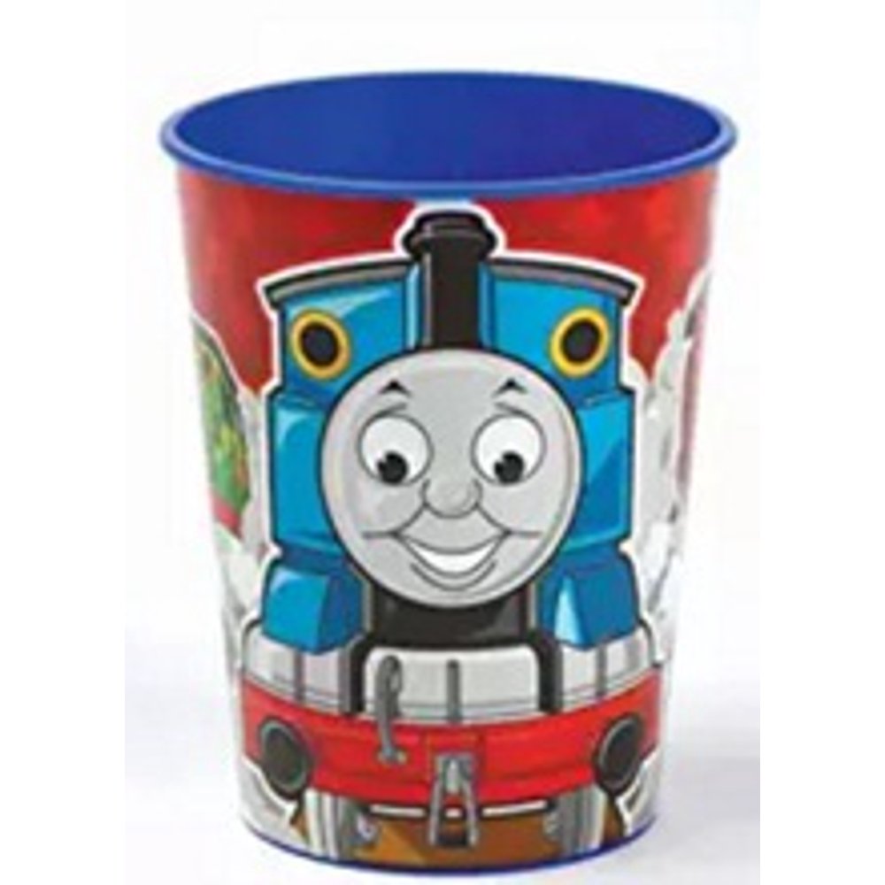 Thomas the Train Red Plastic 16 oz Reusable Keepsake Souvenir Cup (1