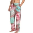 thumbnail image 6 of Pofeuu Pastel Macarons Delight Print Men's Pajama Pants, Soft Lounge Pajama Pants with big pockets for Men Plaid Pj Bottoms-X-Large, 6 of 6
