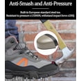 thumbnail image 3 of AUXDIQ Safety Trainers Men Women Steel Toe Cap Trainers Lightweight Work Shoes Comfy Industrial Sneakers Construction Work Boots, 3 of 6