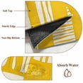 thumbnail image 6 of 3'x5' Area Rugs, Yellow White Abstract Indoor Outdoor Area Rug for Living Room Bedroom, Modern Abstract Art Washable Bathroom Rugs Kitchen Floor Carpet Mats Home Decor Aesthetic, 6 of 8