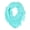 Mint, variant on Crochet Fishnet Infinity Loop Scarf with Fringe (Mint)