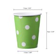 thumbnail image 2 of 60PCS Polka Dot Paper Paper Cups Case Disposable Tableware Wedding Birthday Decorations 200ML, 2 of 2