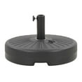 thumbnail image 5 of Afuera Living 10ft Round Tilting Yellow Fabric Patio Umbrella and Round Base, 5 of 15