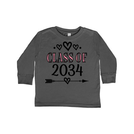 

Inktastic Class of 2034 Graduate School Year Gift Toddler Toddler Girl Long Sleeve T-Shirt