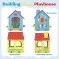 thumbnail image 3 of COCLUB Playhouse for Kids Indoor EVA Foam, with Kitchen Playset Playroom Toys for Toddlers 2-4, Indoor Playground for Boys and Girls, Red, Blue and Yellow, 3 of 9