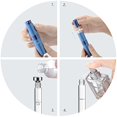 thumbnail image 4 of 8ml Portable Mini Perfume Atomizer(4 PCS)，Refillable Empty Small Spray Bottle for Travel, Twist Type Pocket Cologne Sprayer (Matte Black, Pink, Blue, Silver), 4 of 6