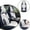 White & Blue, variant on 2002 Car Seat Cover for Subaru Impreza TS, Blue and White Car Seat Covers, Premium Leather, Full Set of 5 Seats, Non-slip, Beautify Interior, Beautify the Interior of Old Cars