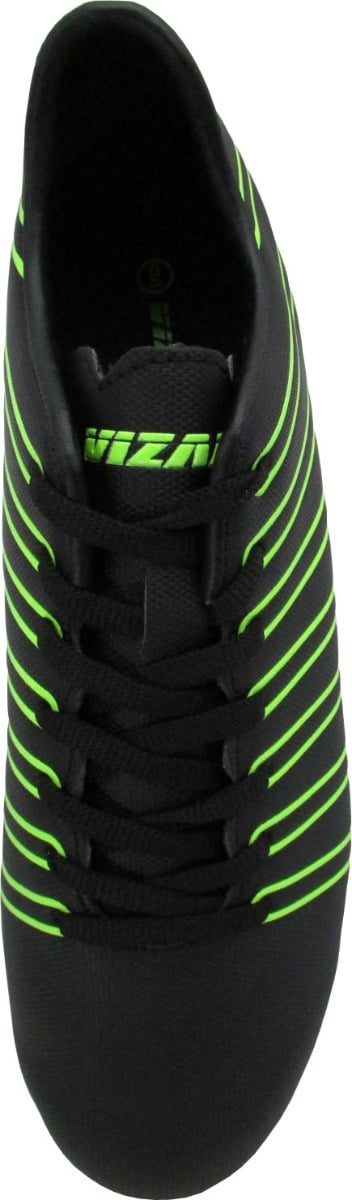 VIZARI - Madero FG- Soccer Shoes, Cleats, Black/Green, Size - 8 ()