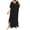 Black, variant on Conairie Womens Swim Suit Coverup Short Sleeve Loose Mesh Bathing Suits Cover Up Summer Bikini Vacation Long Dress Outfits Army Green One Size