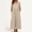 66#Beige, variant on Cotton Linen Dresses for Women 2025 Fall Long Length Sleeve V Neck Maxi Dress Boho Vacation Beach Sundresses Navy XL