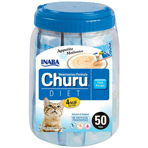 Botana para Gato sabor Atún Bote con 50 sobres de 14gr