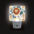 thumbnail image 3 of WOBOGO Lovely Lion LED Night Light 2 Pcs Set 0.5 Watt Wall Plug in Dusk to Dawn Automatic Switch Soft White Light, 3 of 7