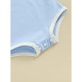 thumbnail image 6 of Bagilaanoe Newborn Baby Girl Boy Rompers Sleeveless Bodysuits 3M 6M 9M Infant Casual One Piece Short Jumpsuit, 6 of 8