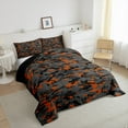 thumbnail image 3 of jejeloiu Abstract Camouflage Bedding Comforter Set,Rustic Camo Twin Comforter Sets,Orange Green Black Bedding Set For Boys Kids,Microfiber Bedroom Decor Reversible,2 Pieces, 3 of 8
