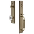 thumbnail image 5 of Grandeur Favcgrbur_Esetd_Na Fifth Avenue Solid Brass Rose Dummy "C" Grip Handleset - Grey, 5 of 5