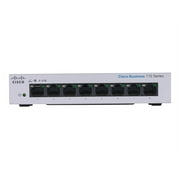 Cisco 110 CBS110-8PP-D Ethernet Switch - 8 Ports - 2 Layer Supported - 32 W PoE Budget - Twisted Pair - PoE Ports - Desktop, Wall Mountable, Rack-mountable -