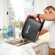 O-Cedar EasyWring™ Microfiber Spin Mop & Bucket System with 1 Extra Mop Head Replacement (2 Total Refills)