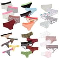 thumbnail image 5 of Yacht & Smith 20 Pack Womens Bulk Underwear Panties - 95% Cotton - Mixed Assorted Prints Packs, Seamless, Lay, Thongs, Boy Shorts, Patterns, Large, 5 of 5