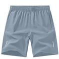thumbnail image 3 of Chiccall Men's Running Shorts Lightweight Quick Dry Workout Elastic Waist Shorts Gym Athletic Board Shorts with Pockets Gray XL, 3 of 6