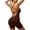 AA-Coffee, variant on Strappy Workout Romper for Women Backless Criss-Cross One Piece Bodysuits Gym Yoga Tummy Control Seamless Activewear Black M