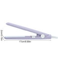 thumbnail image 7 of Mini Hair Straightener and Curler 2 in 1 ,ceramic hair straightening flat iron curler heats quickly Purple US Plug, 7 of 7