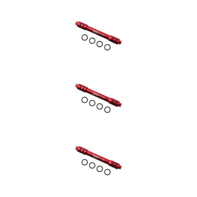 Naiovety Adaptador de eje pasante de bicicleta Cubo de rueda delantera resistente al desgaste 12 a 9 mm 100 MM Eje de conversión Adaptador de Type4 NO4
